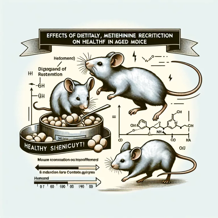 Impact de la restriction alimentaire en méthionine sur la durée de vie en bonne santé chez les souris âgées