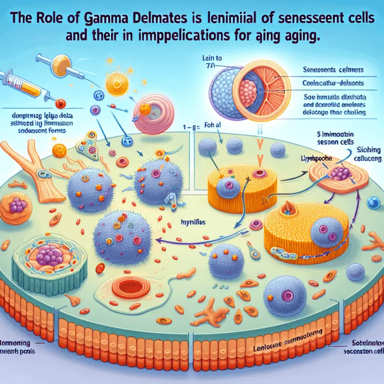 Rôle des lymphocytes T gamma delta dans l’élimination des cellules sénescentes et leurs implications pour le vieillissement