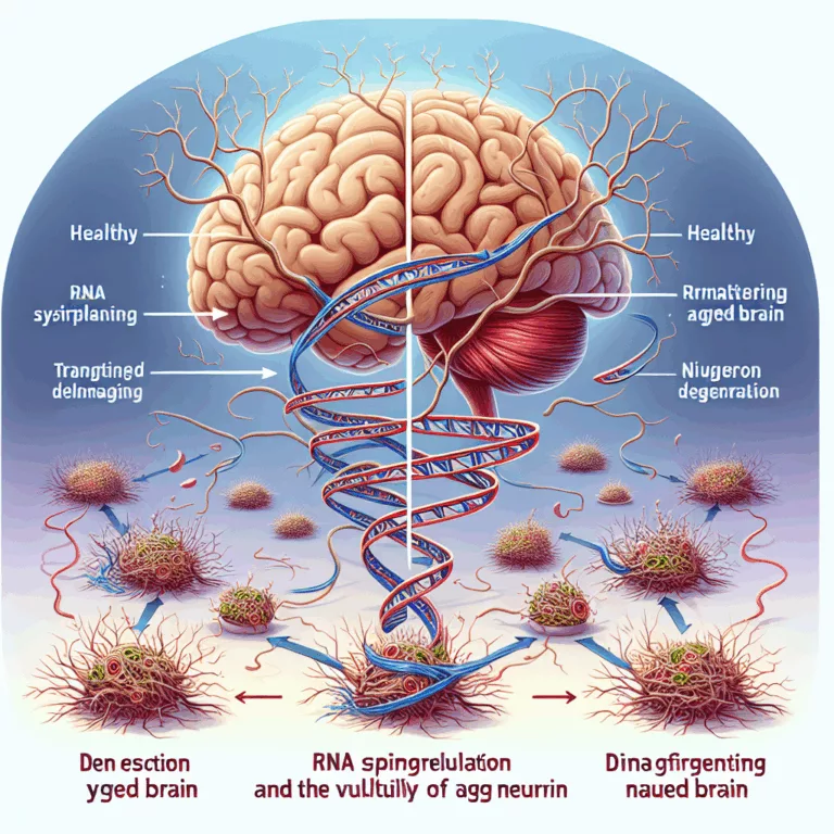 Dysrégulation de l’épissage de l’ARN et vulnérabilité des neurones âgés
