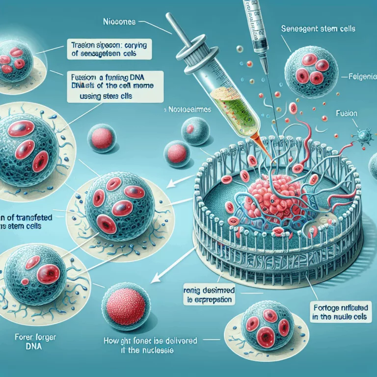Nouvelle méthode de transfection des cellules souches sénescentes par niosomes