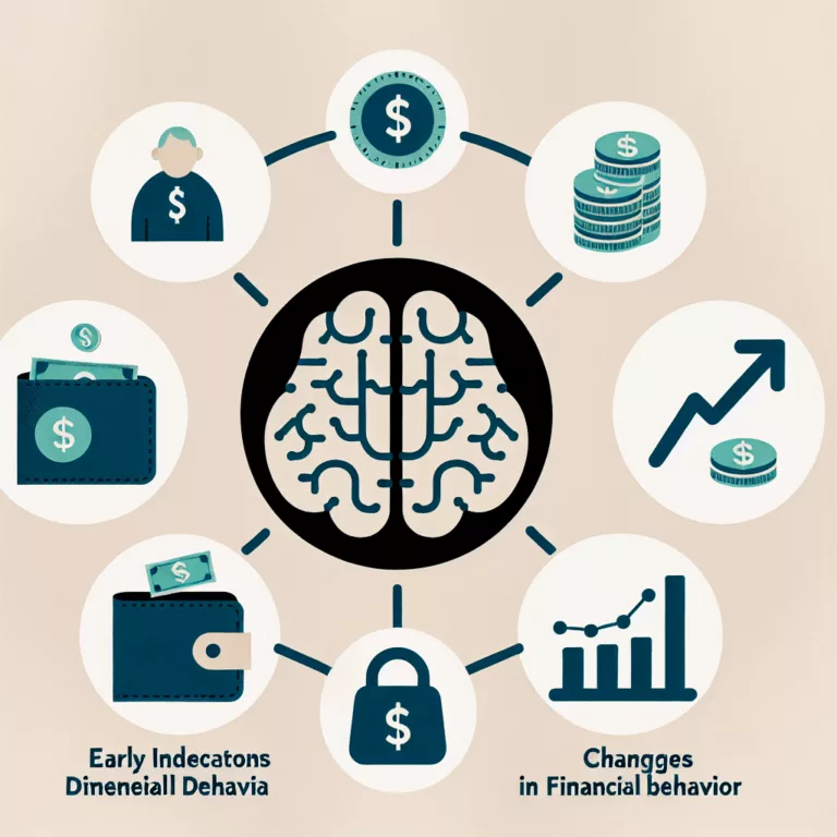 Comportements financiers comme indicateurs précoces de démence