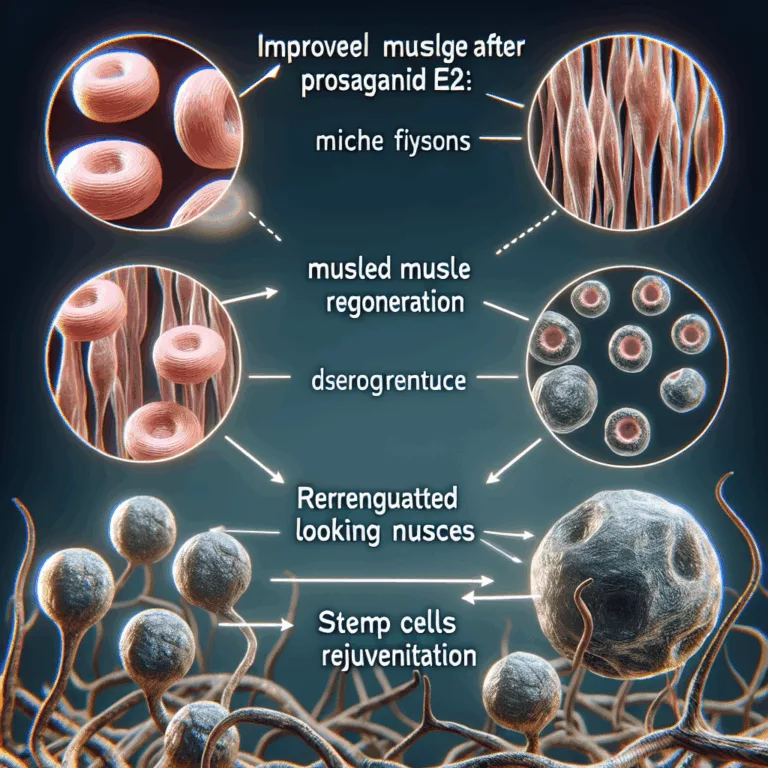 Effets de la Prostaglandine E2 sur la Régénération Musculaire et le Rajeunissement des Cellules Souches