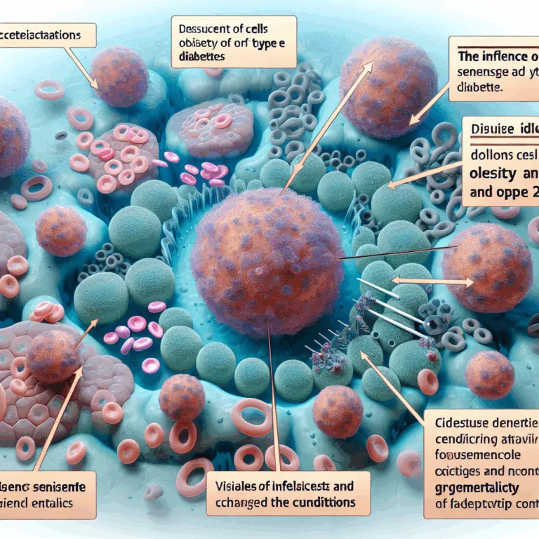 Impact des cellules sénescentes sur l’obésité et le diabète de type 2