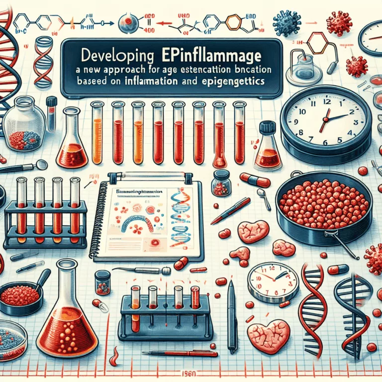 Développement d’EpInflammAge : Une nouvelle approche pour l’estimation de l’âge basée sur l’inflammation et l’épigénétique