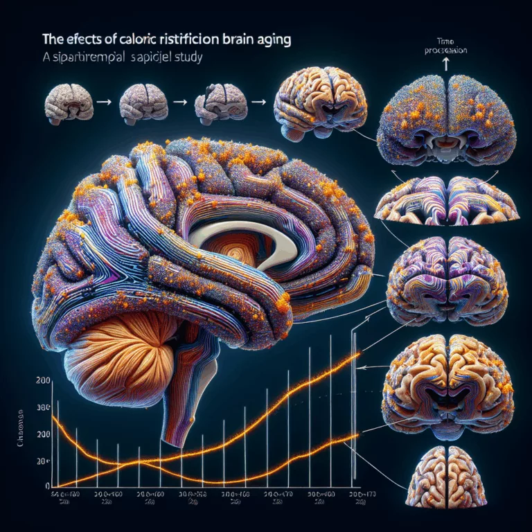 Les Effets de la Restriction Calorique sur le Vieillissement Cérébral : Une Étude Spatiotemporelle
