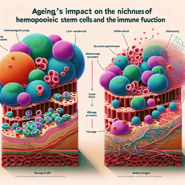 Impact du vieillissement sur les niches des cellules souches hématopoïétiques et la fonction immunitaire