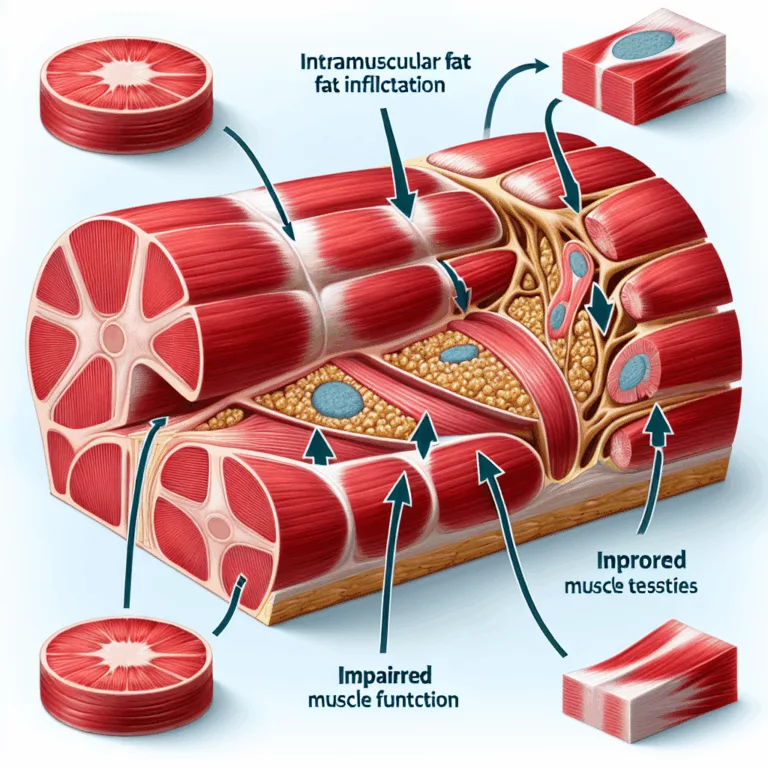 Impact de l’infiltration graisseuse intramusculaire sur la fonction musculaire et la régénération