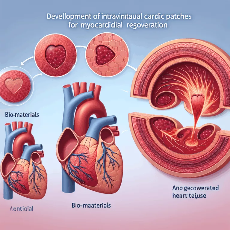 Développement de patchs cardiaques intraventriculaires pour la régénération myocardique