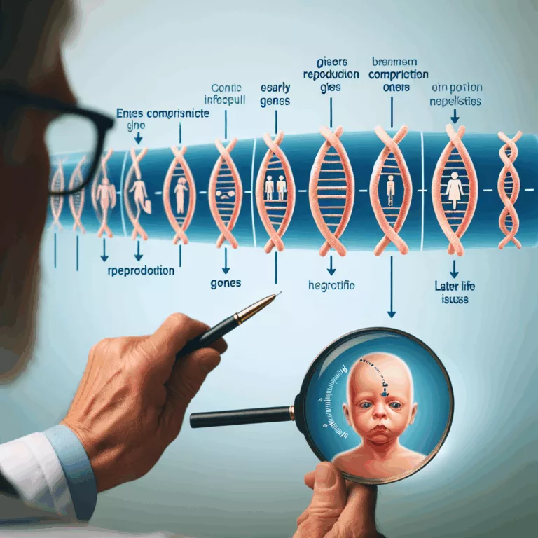 Les compromis génétiques de la reproduction précoce et leur impact sur la santé à long terme