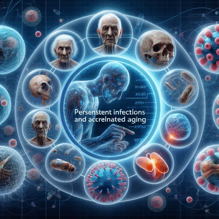 Infections persistantes et accélération du vieillissement : Mécanismes et implications