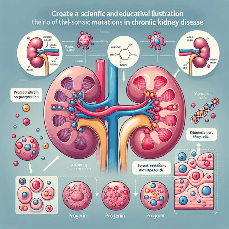 Le rôle de la progerin et des mutations somatiques dans la maladie rénale chronique