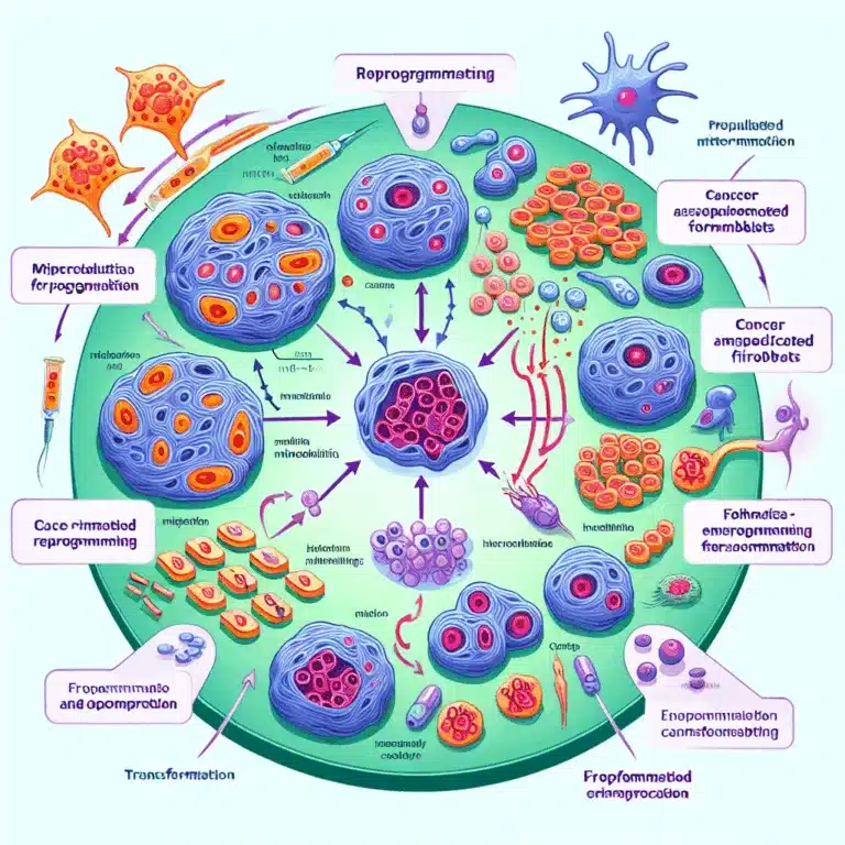 Le rôle des mitochondries dans la reprogrammation des fibroblastes associés au cancer