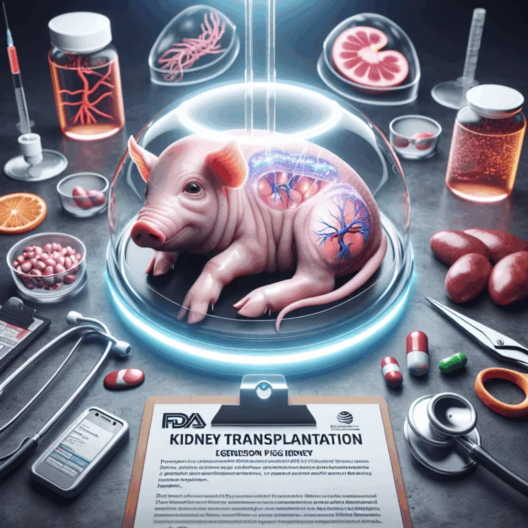 Avancée dans la transplantation rénale : l’approbation de la FDA pour le rein porcin d’eGenesis