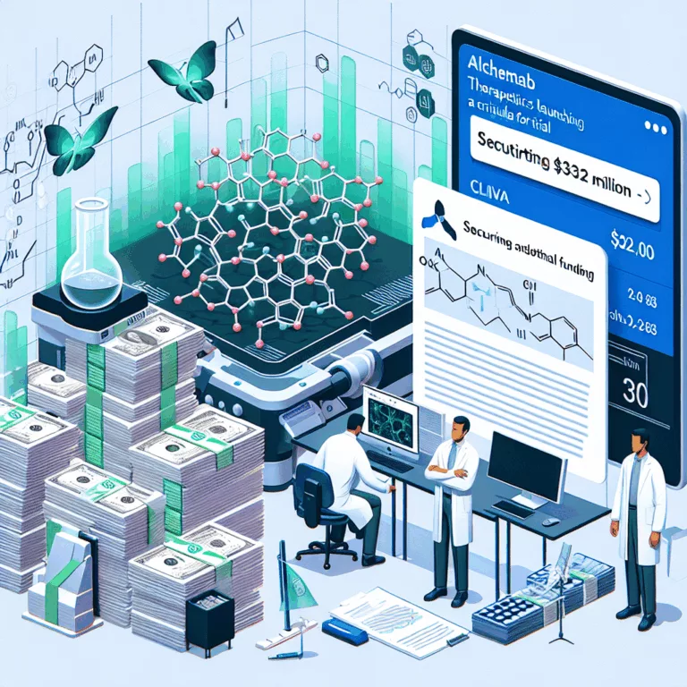 Alchemab Therapeutics lance un essai clinique pour ATLX-1282 et sécurise un financement supplémentaire de 32 millions de dollars