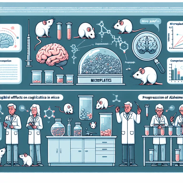 Impact des microplastiques sur la cognition et la maladie d’Alzheimer chez les souris