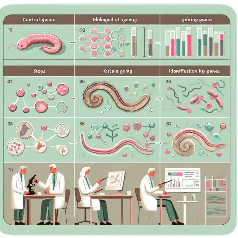 Identification de gènes centraux liés au vieillissement : Une étude sur C. elegans