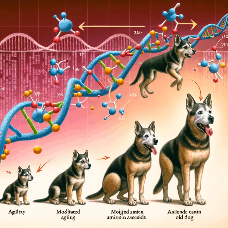 Les acides aminés modifiés : un nouvel éclairage sur le vieillissement canin
