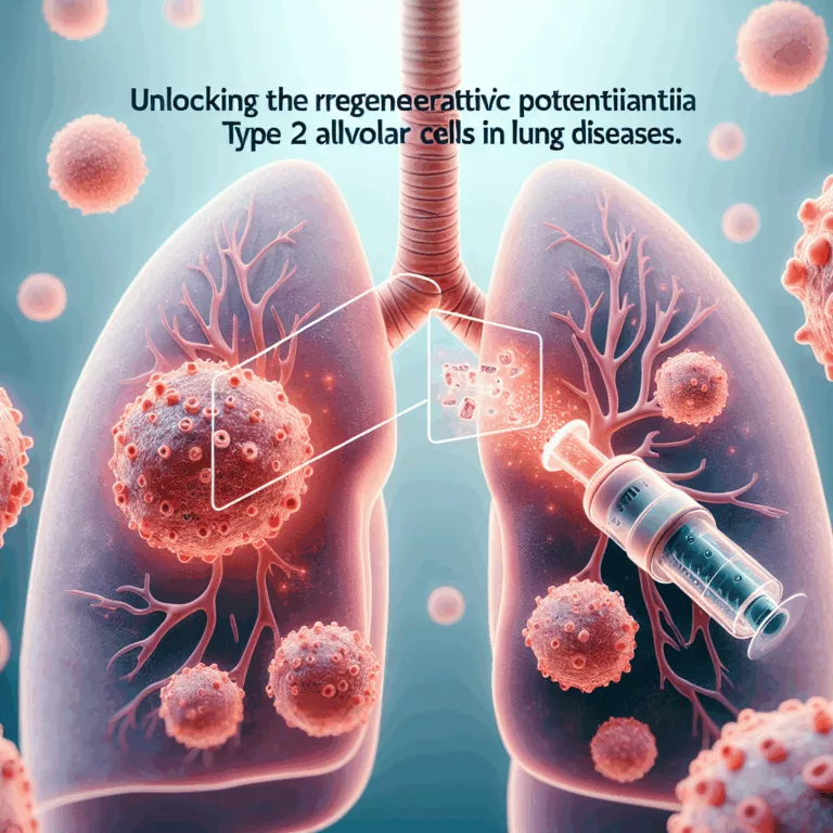 Déverrouiller le potentiel régénératif des cellules alvéolaires de type 2 dans les maladies pulmonaires